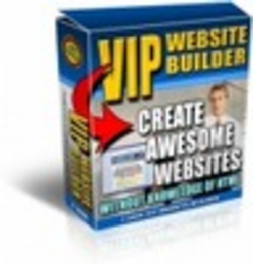Product picture new vip website builder with resell rights
