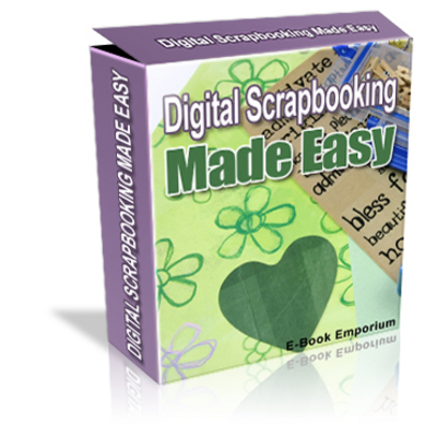 Product picture Digital Scrap Booking Made Easy With MRR.