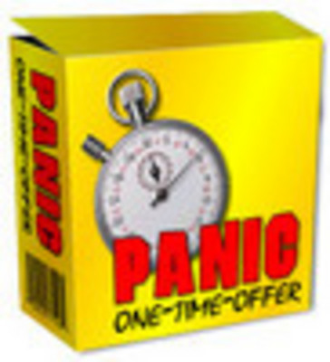 Product picture *new*panic one time offer with master resale rights