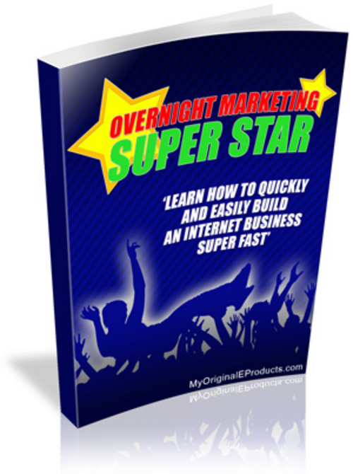 Product picture Overnight Marketing Superstar With Mrr