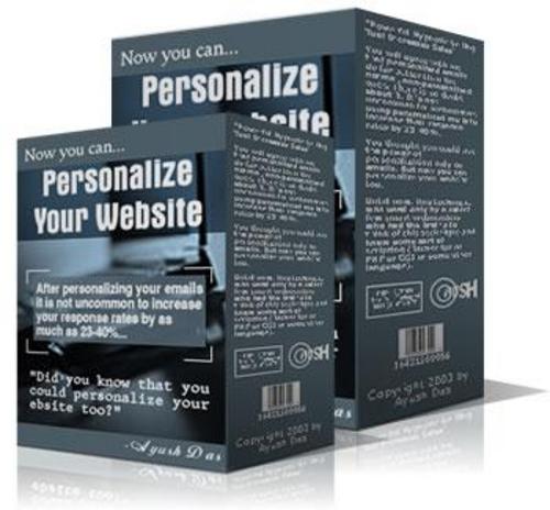 Product picture Personalize Your Website Mrr.zip